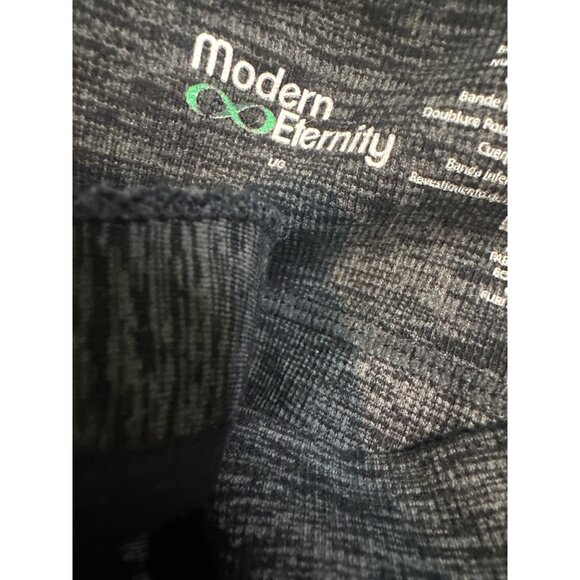 Modern Eternity Women’s L Charcoal Nursing Tank Top Stretch Maternity Basic - Picture 5 of 6